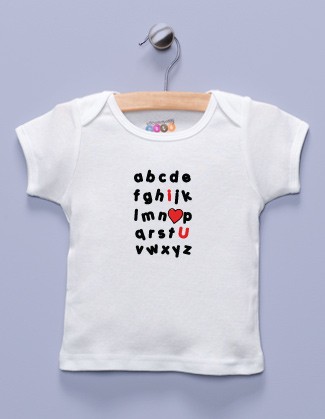 "I Love U" White Shirt / T-Shirt