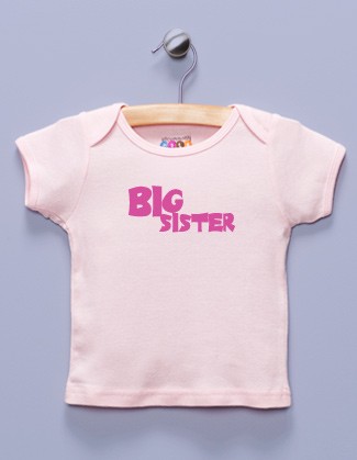 "Big Sister" Pink Shirt