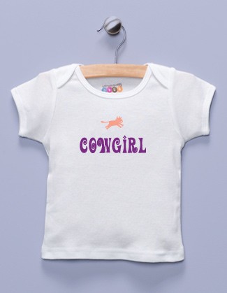 "Cowgirl" White Shirt / T-Shirt