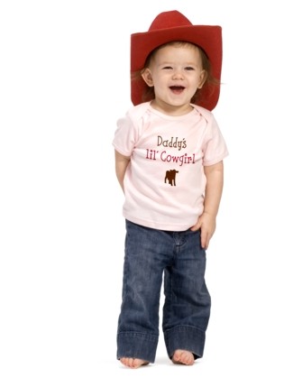 "Daddy's lil' Cowgirl Tee