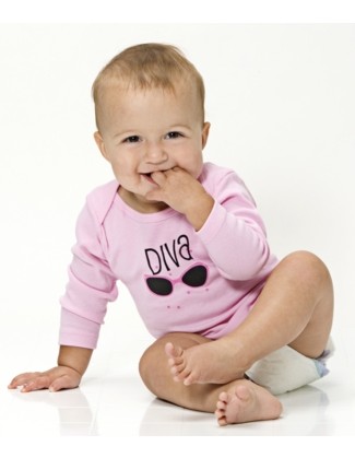 Diva - Long Sleeve Pink Shirt