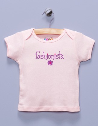 "Fashionista" Pink Shirt / T-Shirt