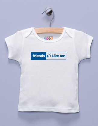 "Friends Like Me" White Shirt / T-Shirt