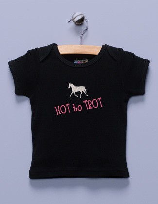"Hot to Trot" Black Shirt / T-Shirt