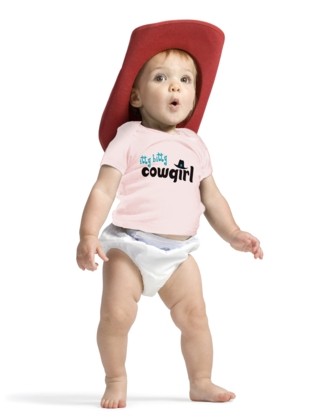 itty bitty Cowgirl - Short Sleeve Shirt