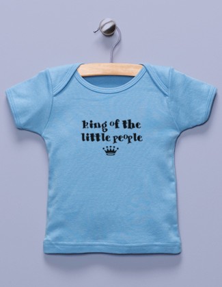 "King of the Little People" Blue Shirt