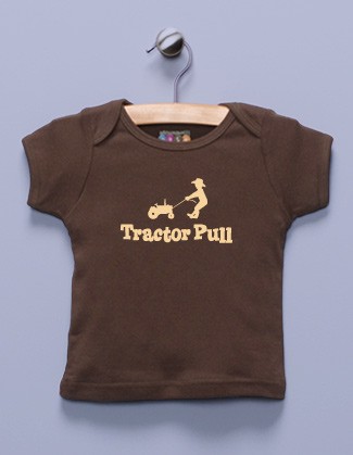 "Tractor Pull" Brown Shirt