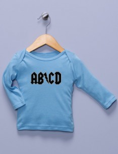 "AB/CD" Blue Long Sleeve Shirt