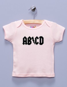 "AB/CD" Pink Shirt / T-Shirt