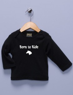 "Born to Ride" Black Long Sleeve Shirt