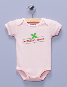 "Certified Fresh" Pink Infant Bodysuit