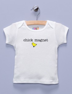"Chick Magnet" White Shirt
