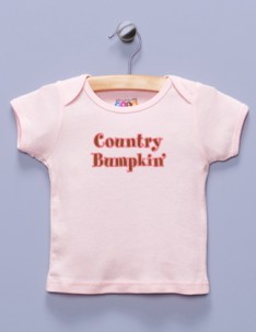 "Country Bumpkin'" Pink Shirt / T-Shirt