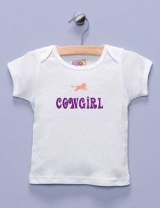 "Cowgirl" White Shirt / T-Shirt