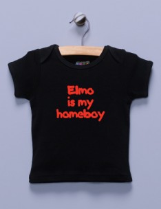 "Elmo is My Homeboy" Black Shirt 