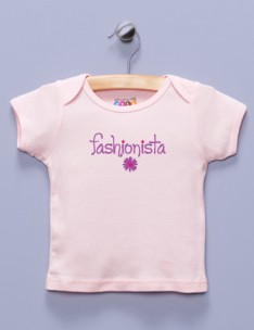 "Fashionista" Pink Shirt / T-Shirt