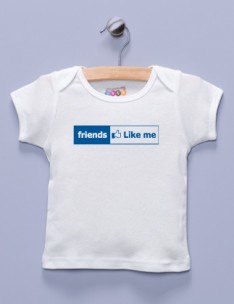 "Friends Like Me" White Shirt / T-Shirt