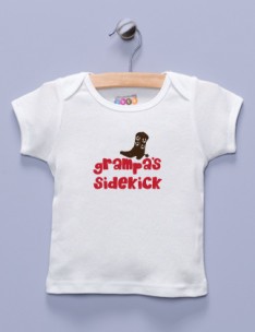 "Grampa's Sidekick" White Shirt