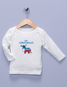 "Lil' Democrat" White Long Sleeve Shirt