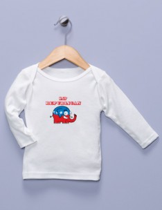 "Lil' Republican" White Long Sleeve Shirt