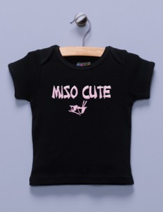 "Miso Cute" Black Shirt / T-Shirt