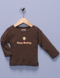 "Real McCoy" Brown Long Sleeve Shirt