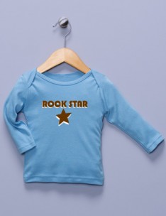 "Rock Star" Blue Long Sleeve Shirt