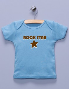 "Rock Star" Blue Shirt