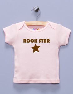 "Rock Star" Pink Shirt / T-Shirt