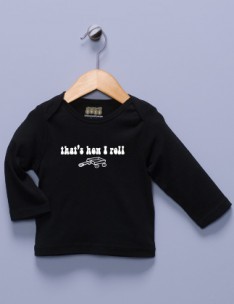 "That's How I Roll" Black Long Sleeve Shirt