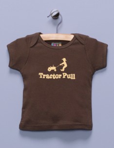 "Tractor Pull" Brown Shirt