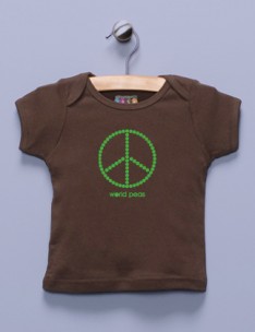 "World Peas" Brown Shirt / T-Shirt