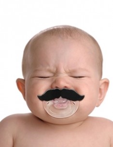 Pacifier - MUSTACHE Pacifier