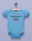 "Handle with Care" Blue Infant Bodysuit