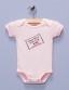 "Hand Wash With Care" Pink Infant Bodysuit