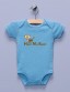 "Hear Me Roar" Blue Infant Bodysuit