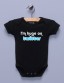 "I'm Huge on Twitter" Black Infant Bodysuit