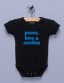 "Peace, Love & Cookies" Black Infant Bodysuit
