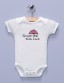 "Shower Me with Love" White Infant Bodysuit