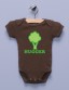 "Tree Hugger" Brown Infant Bodysuit