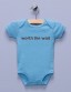 "Worth the Wait" Blue Infant Bodysuit