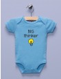 "Big Thinker" Blue Infant Bodysuit / One-piece