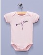 "Born to Babble" Pink Infant Bodysuit / One-piece