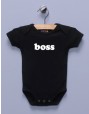 "Boss" Black Infant Bodysuit / One-piece