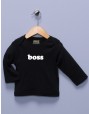 "Boss" Black Long Sleeve Shirt