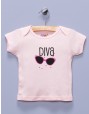 "Diva" Pink Shirt / T-Shirt