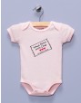"Hand Wash With Care" Pink Infant Bodysuit / One-piece