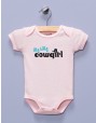"Itty Bitty Cowgirl" Pink Infant Bodysuit / One-piece