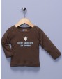 "New Sheriff in Town" Brown Long Sleeve Shirt
