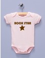 "Rock Star" Pink Infant Bodysuit / One-piece